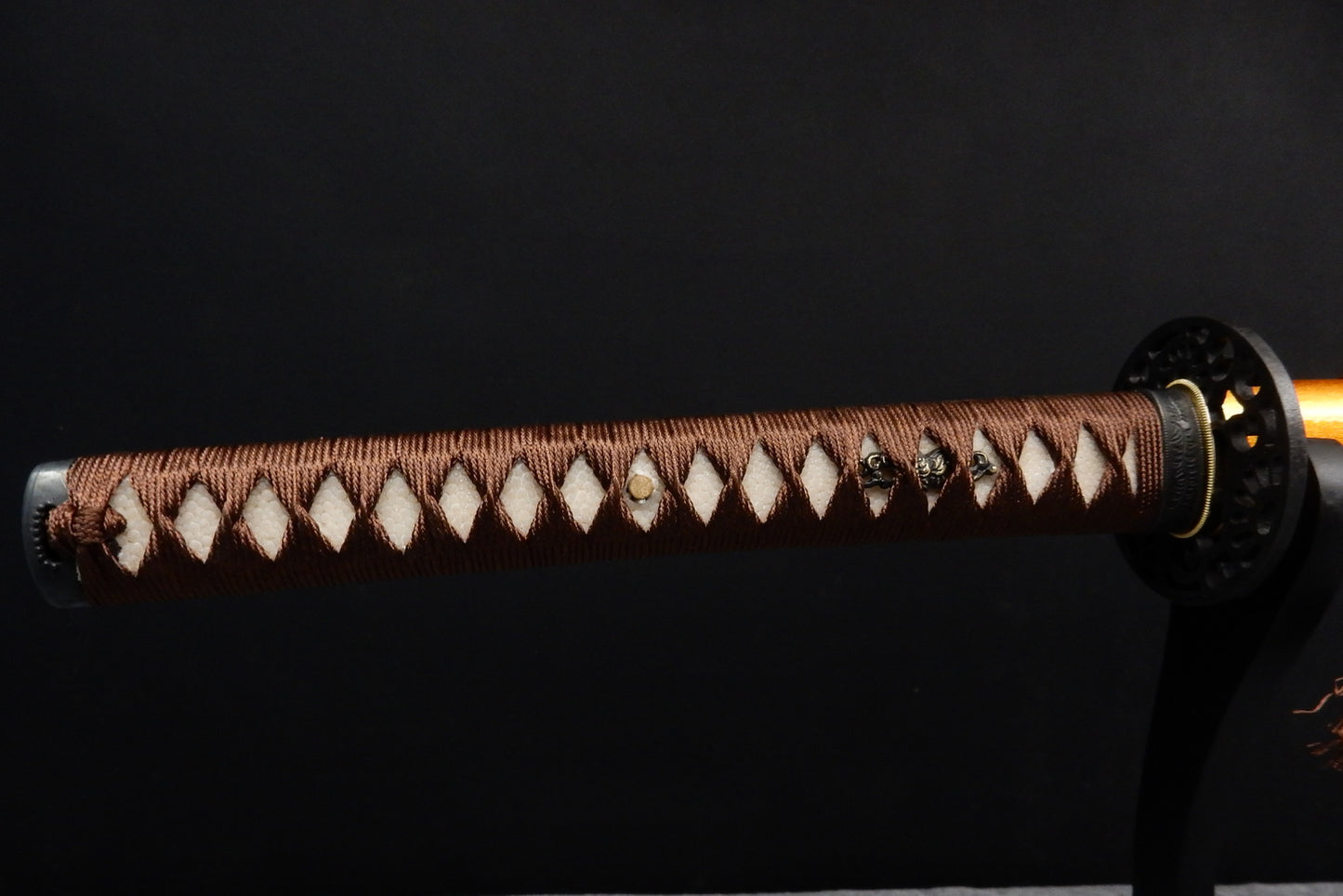 Iron Tsuba Straight Blade Katana