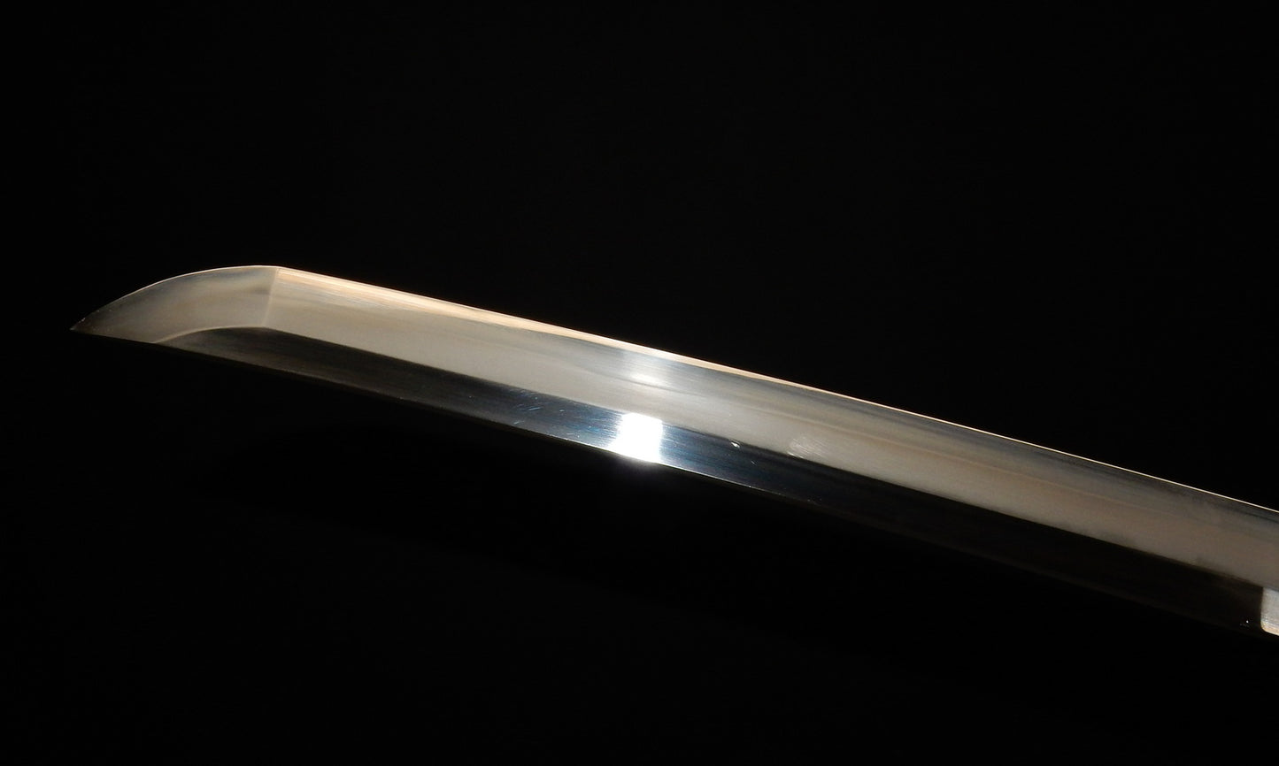 Iron Tsuba Straight Blade Katana