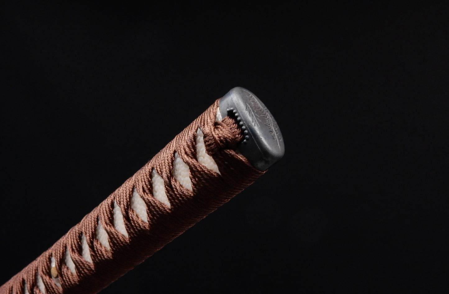 Iron Tsuba Straight Blade Katana